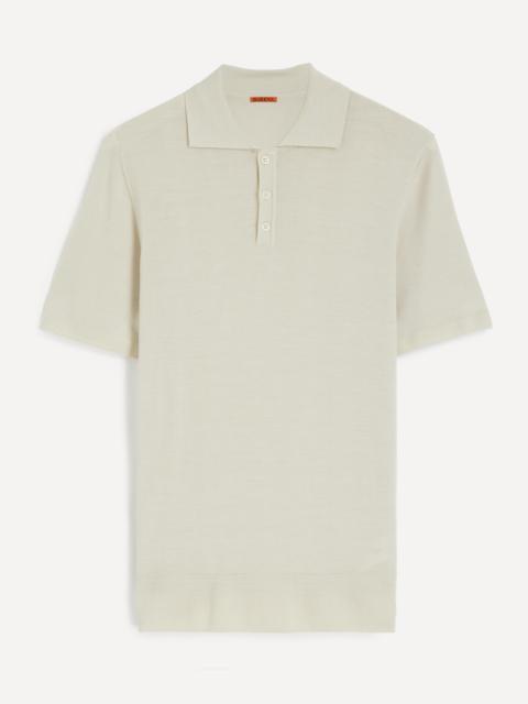 Marco Merino Wool Short-Sleeve Polo