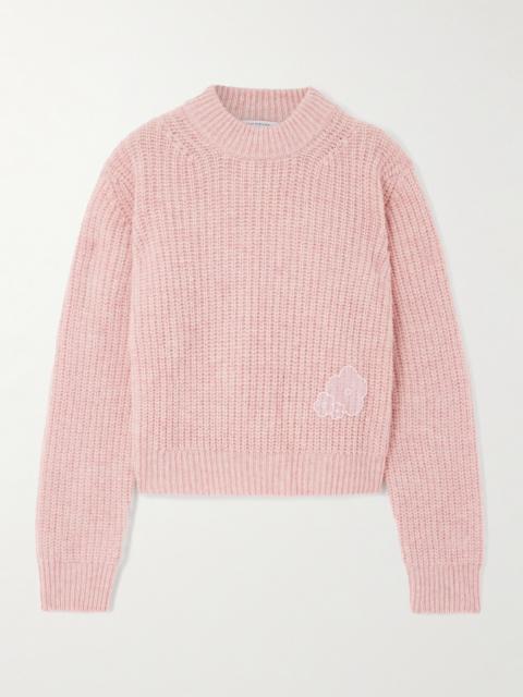 Appliquéd Wool Sweater