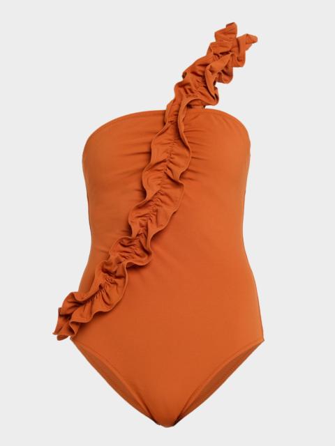 Capri Asymmetric One-Piece Swimsuit