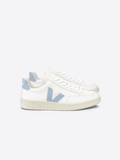 V-12 LEATHER WHITE STEEL