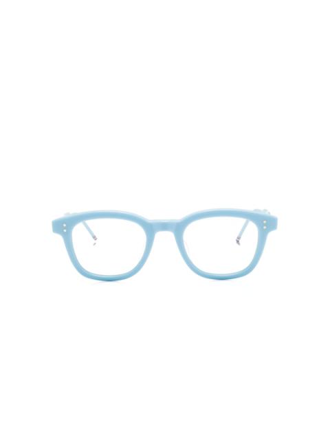 square-frame glasses