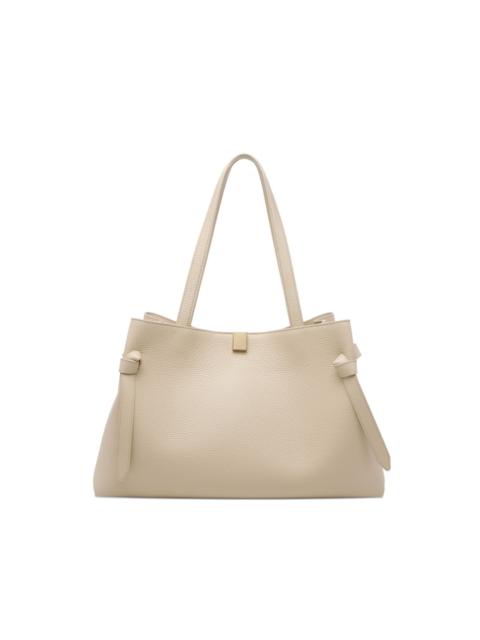 Gyoza pebble-grain shoulder bag