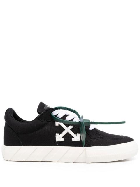 OFF-WHITE WOMEN Vulcanized Lace-up Sneakers Black/White