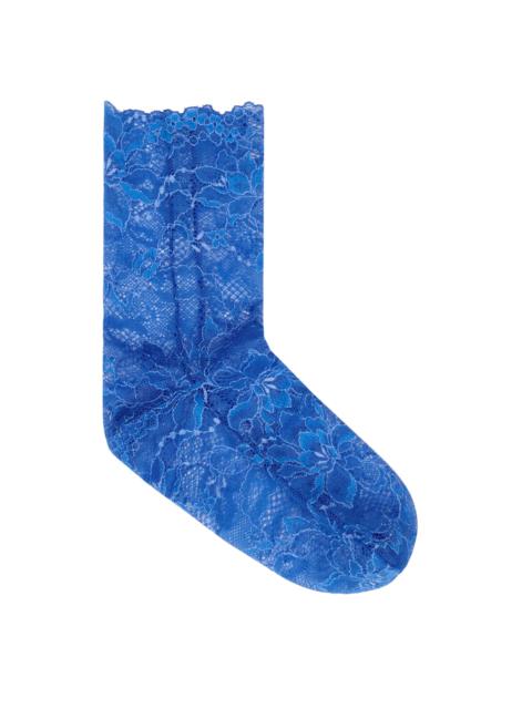 Blue Lace Socks