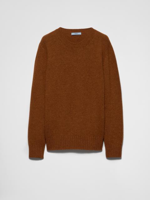 Wool and cashmere crew-neck sweater