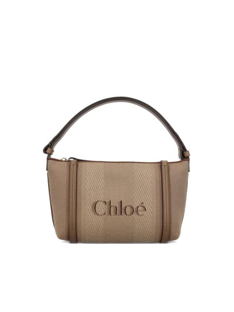 Carry logo-embossed tote bag