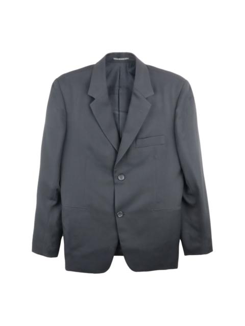single-breasted wool blazer