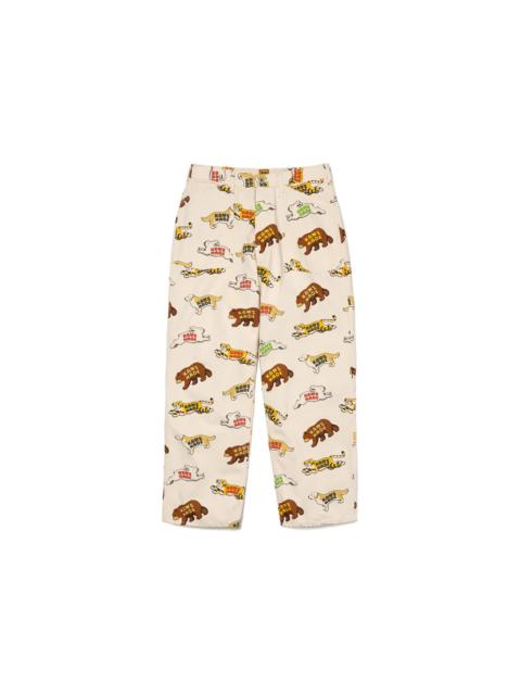 Human Made x KAWS Animal Patterned Pants White