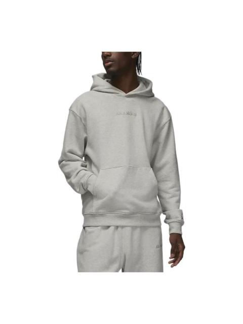 Air Jordan Wordmark Fleece Hoodie 'Grey' FJ1967-050
