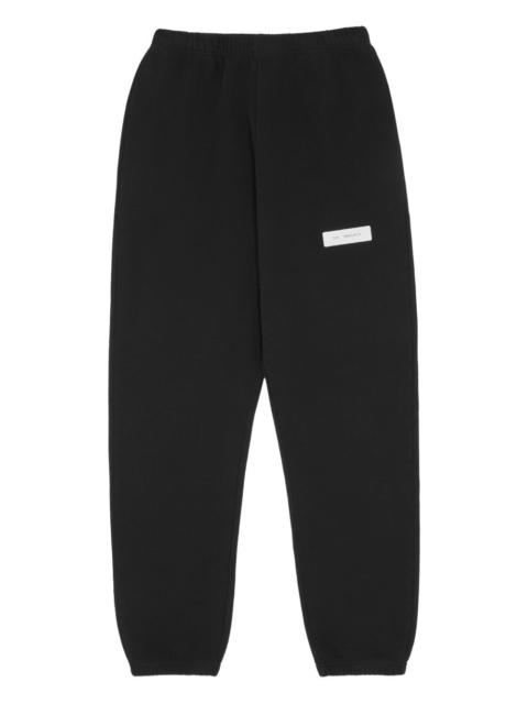 label-detail track pants