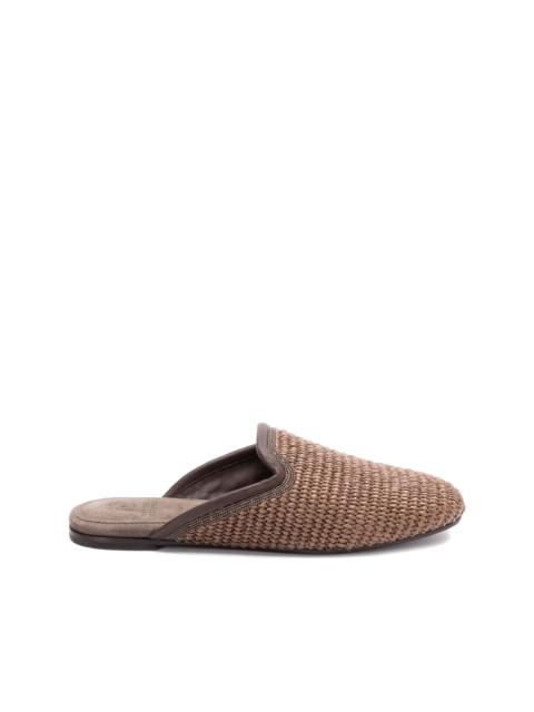 woven slippers