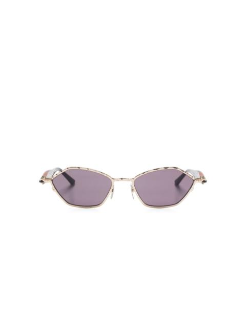 geometric-frame sunglasses