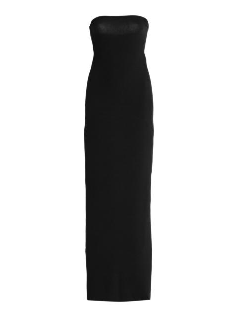 Jersey Maxi Tube Dress black