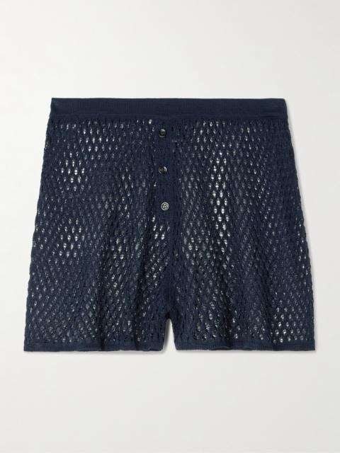 Crocheted Silk Shorts