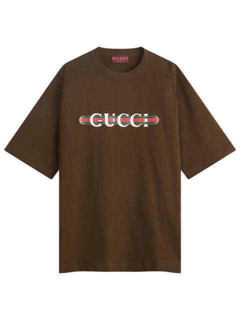 Gucci Interlocking Logo Heavy Cotton T-Shirt