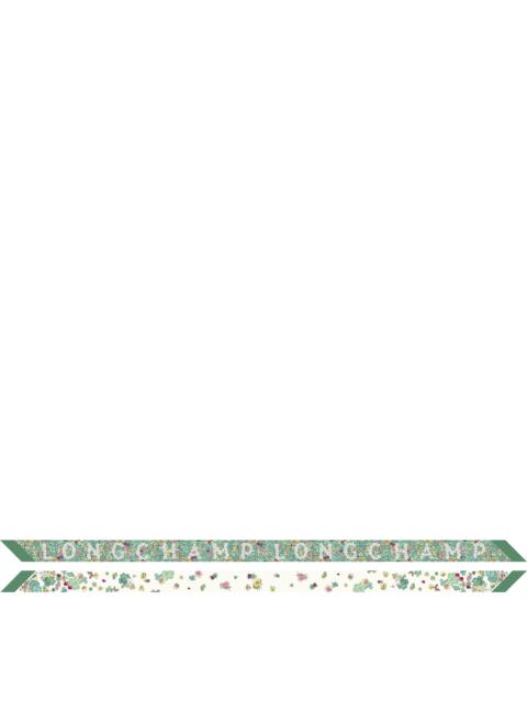 Frise Fleurie Headband Green - Silk