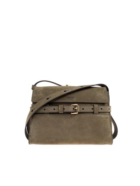 medium Tie Me suede crossbody bag