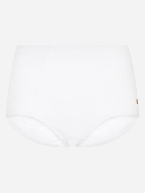 High-waisted bikini bottoms