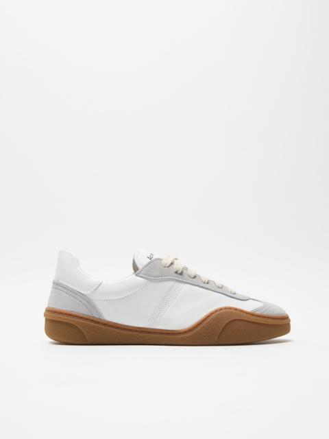 Lace-up sneakers - White/brown