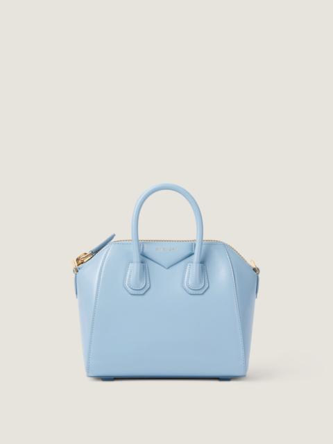 MINI ANTIGONA BAG IN BOX LEATHER