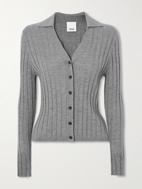 Ribbed Wool Cardigan