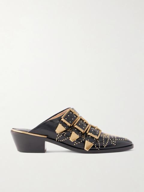 Susanna Studded Leather Mules