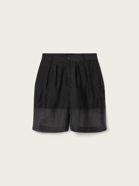 BANU PLEATED SHEER SHORTS