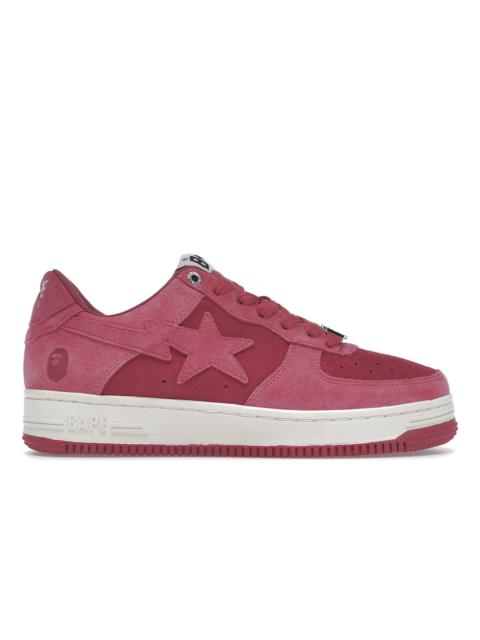 A Bathing Ape Bape Sta Pink Suede