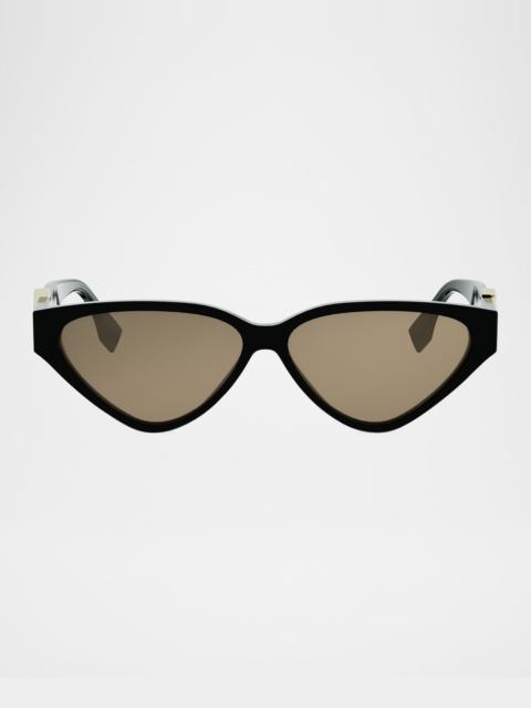 FF Diamonds Acetate Cat-Eye Sunglasses