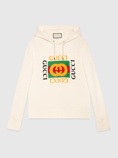 Oversize sweatshirt with Gucci logo