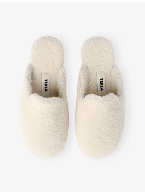 Cushioned Shearling Slippers