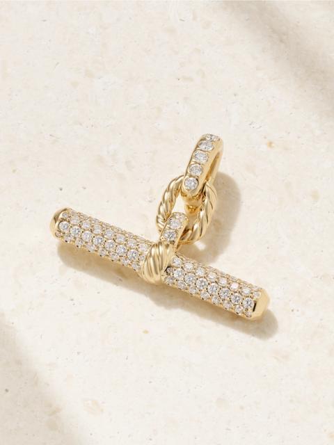 Dy Madison 18-karat Gold Diamond Pendant
