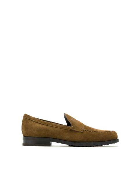 suede leather loafers