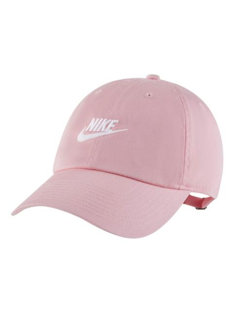 Nike Club Unstructured Futura Wash Cap 'Pink White' FB5368-690