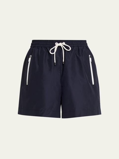 Techno Cotton Pull-On Shorts