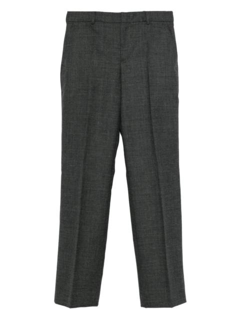 mélange-effect tailored trousers