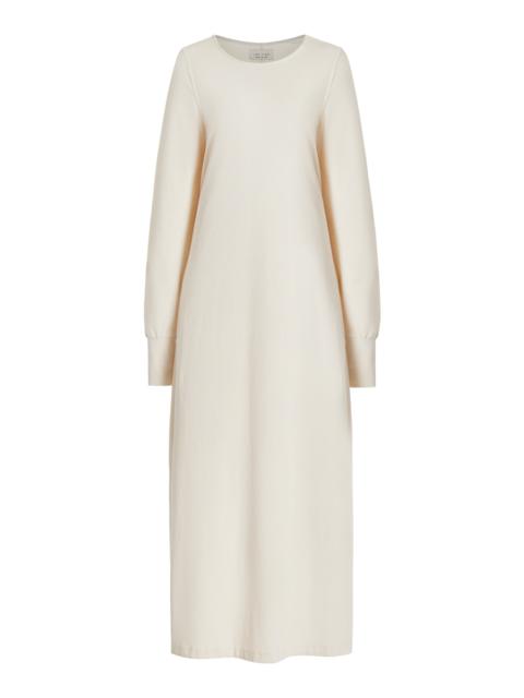 Lily Cotton Maxi Dress ivory