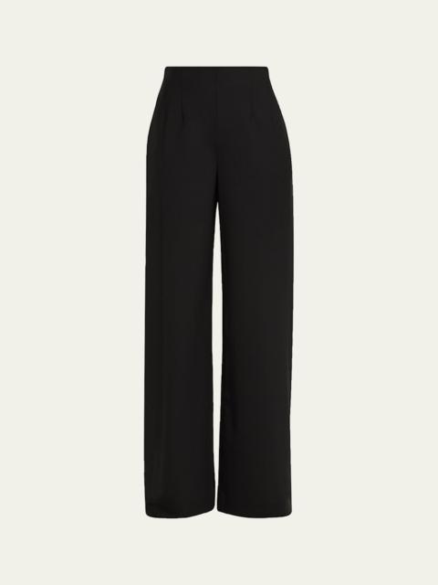 Tailored Wide-Leg Pants