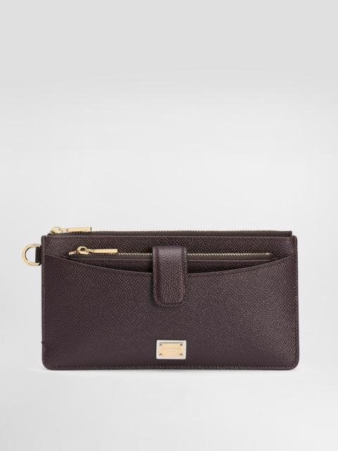 Dauphine calfskin card holder