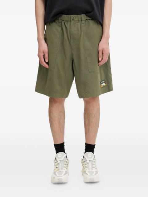 patch-pocket elasticated shorts