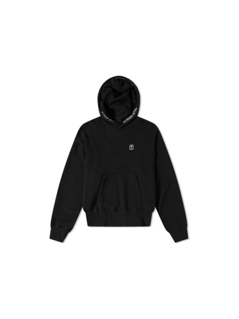 Palm Angels Palm Patch Taping Popover Hoodie Black