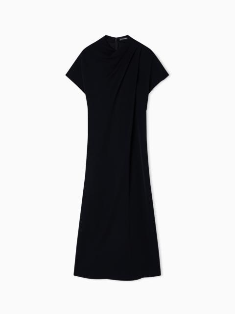 TECHNICAL CADY DRESS WITH FRONT PANEL