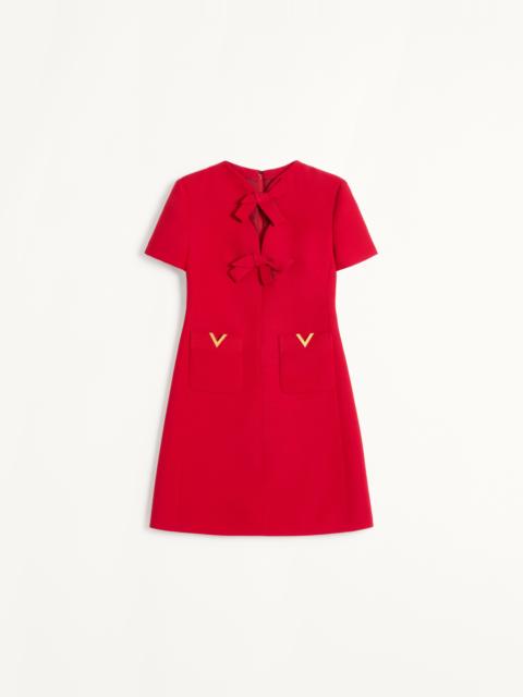 CREPE COUTURE SHORT DRESS