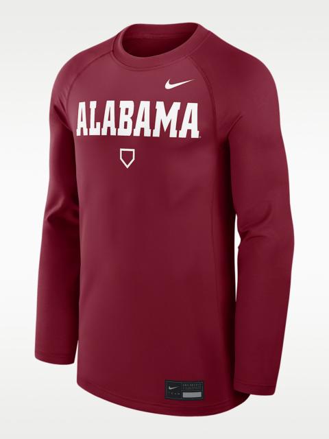 Alabama Dugout Game Time Men's Nike Dri-FIT College Long-Sleeve T-Shirt