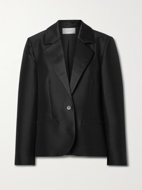 Dru Wool And Silk-blend Blazer