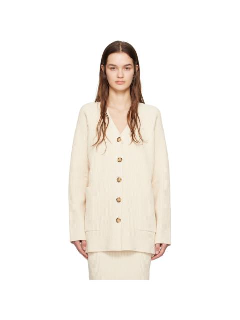 Off-White Button Cardigan