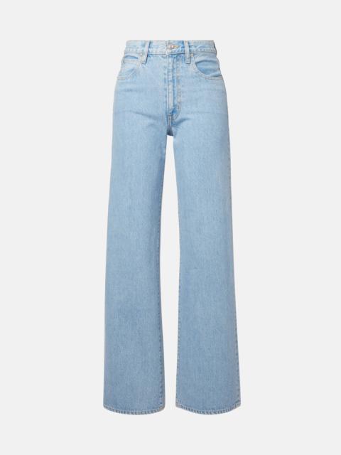 Grace high-rise wide-leg jeans