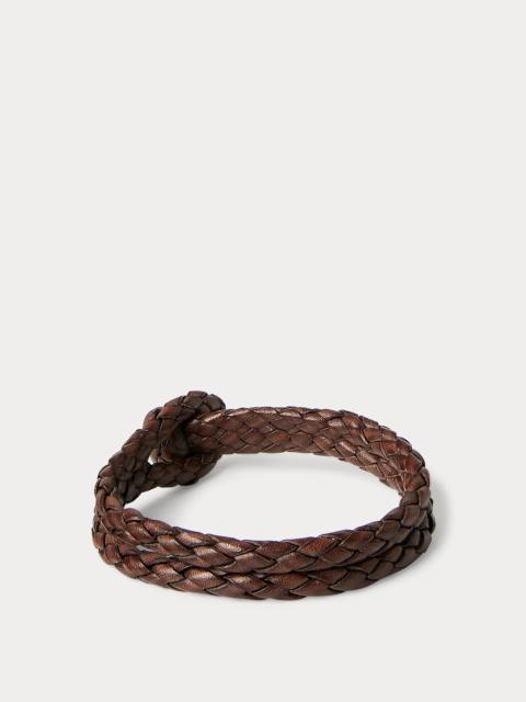 Hand-Braided Leather Bracelet