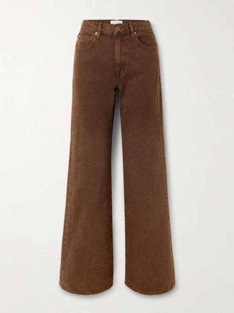 Grace wide-leg jeans Brown