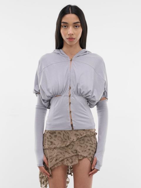 Detachable Sleeve Combo Hooded Jacket